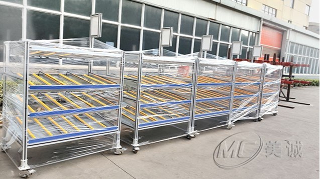 工業鋁型材料架又稱:AGV料架 工業鋁型材料架又稱:AGV料架