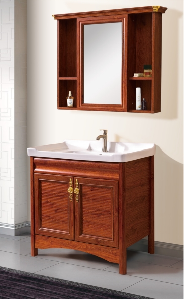 全鋁衛浴柜-01（風格：中式；顏色：金橡）